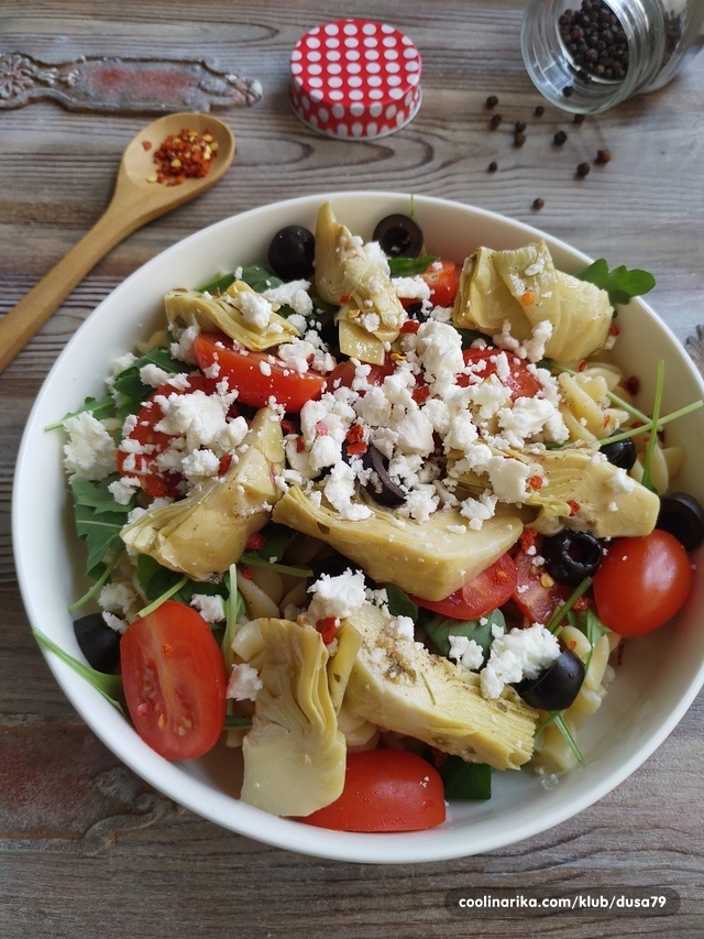 Artichoke and Feta Pasta Salad — Coolinarika