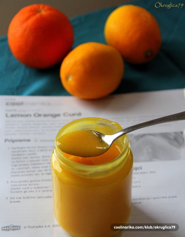 Lemon Orange Curd — Coolinarika