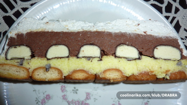 Torta sa plazmom i krem bananicama — Coolinarika