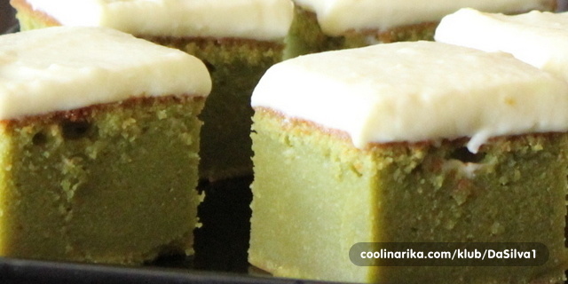  Green  Tea  White Chocolate  Mascarpone Brownies   Coolinarika